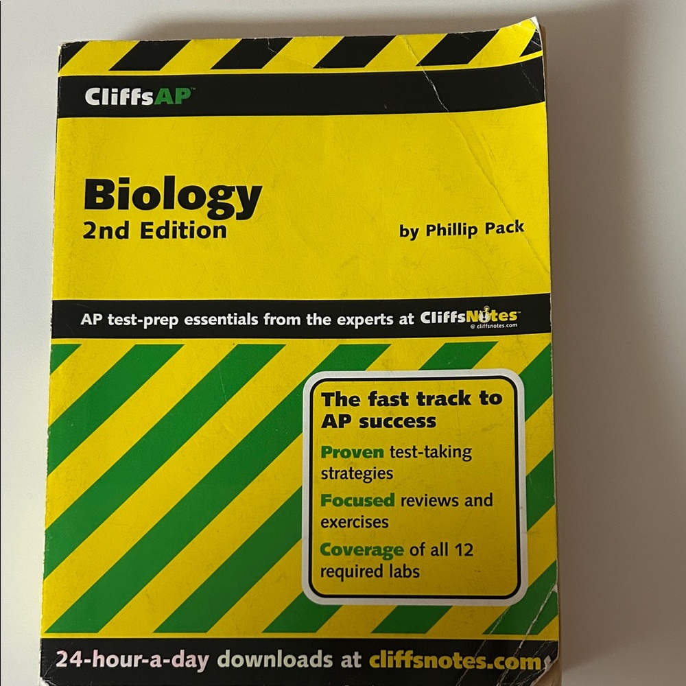 CliffsAP Biology 2nd Edition Book
